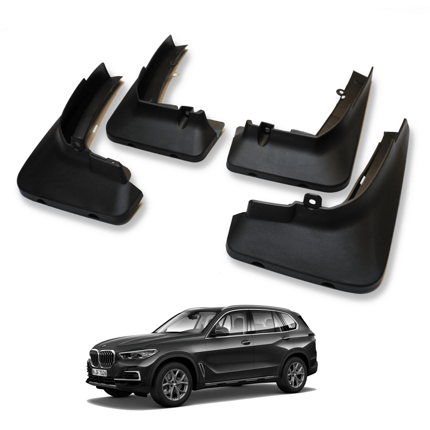 BMW X5 G05 2019 On OE Style Mud Flap Set “ For Standard Models - TMC Motorsport