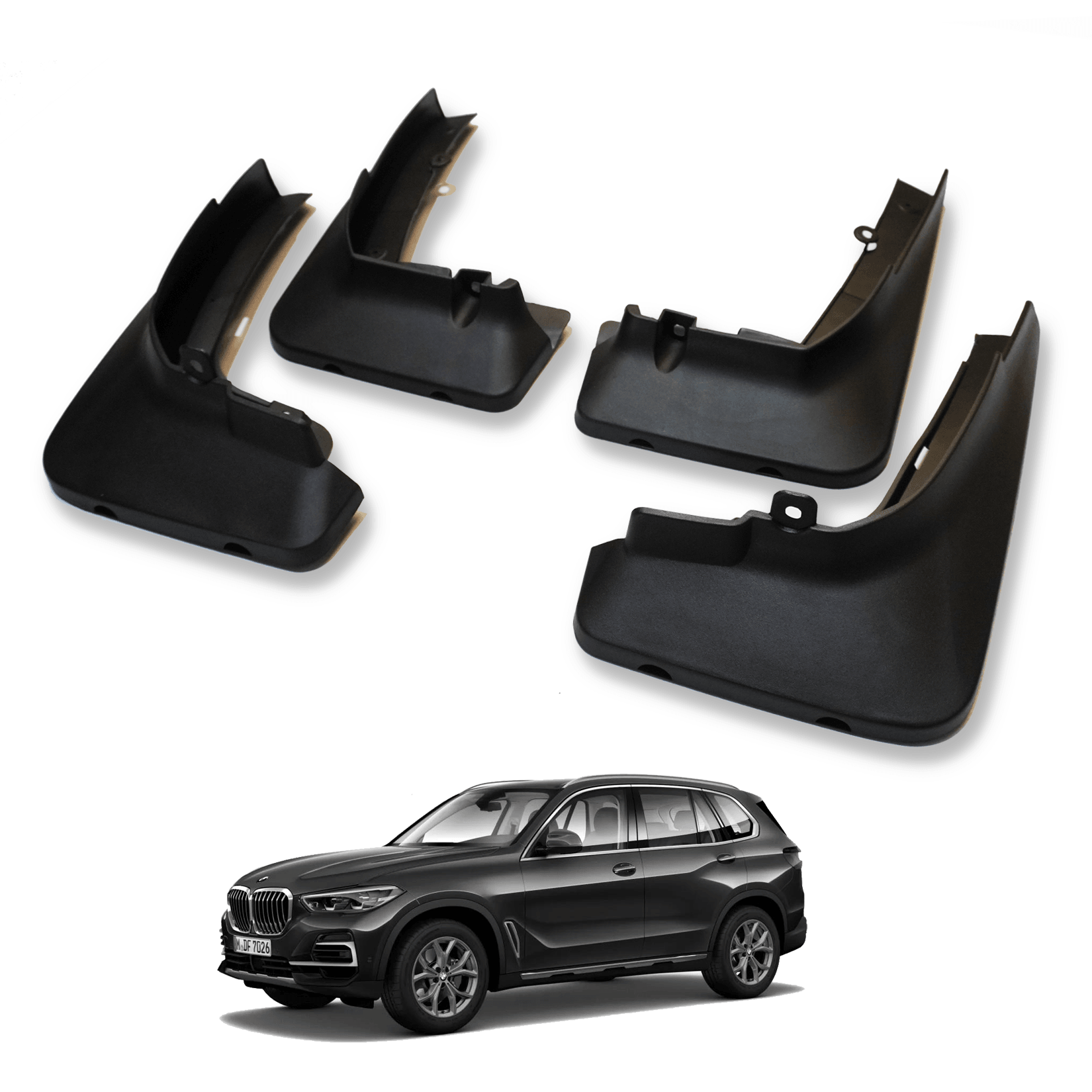 BMW X5 G05 2019 On OE Style Mud Flap Set “ For Standard Models - TMC Motorsport