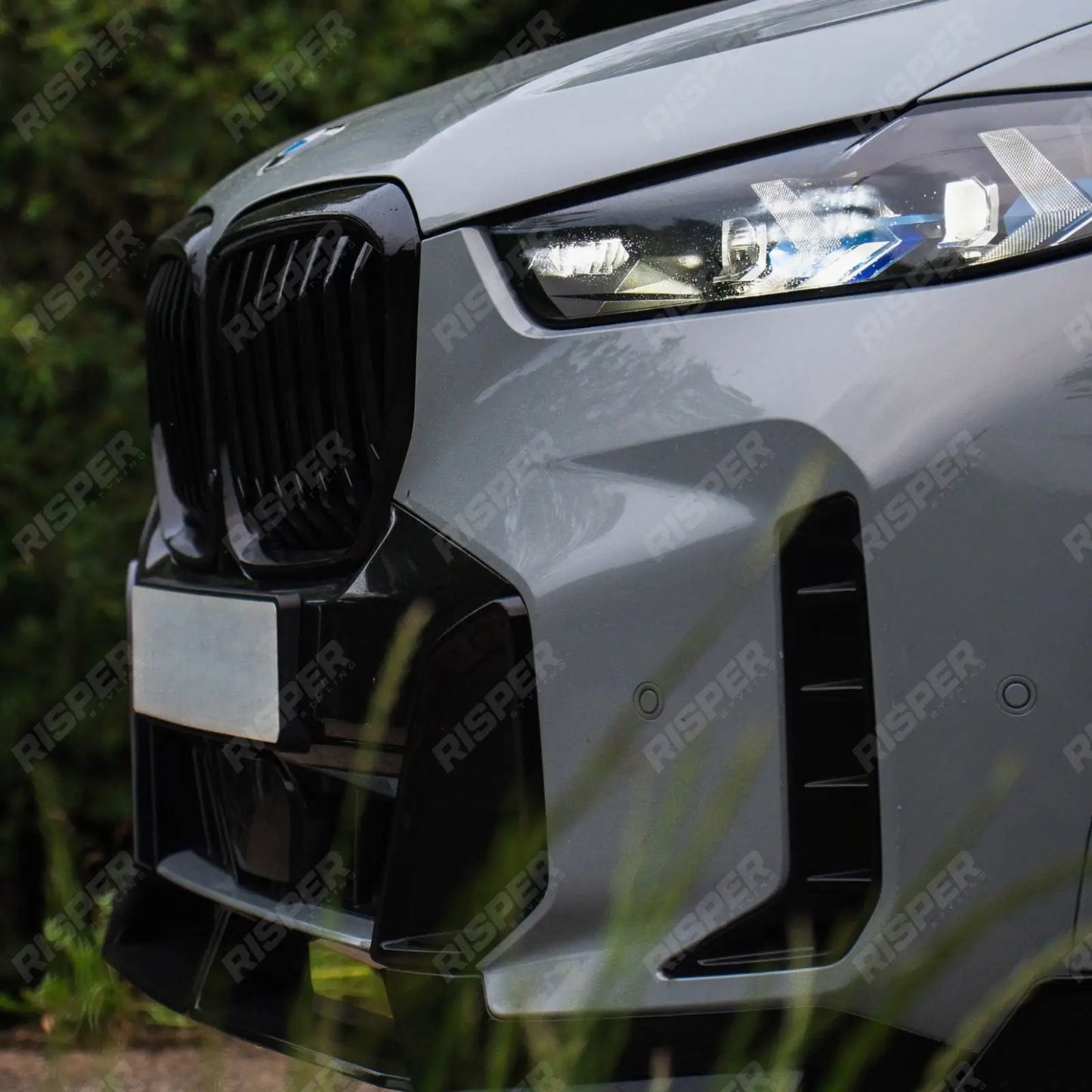 BMW X5 G05 LCI M Sport 2023+ Front Splitter In Gloss Black