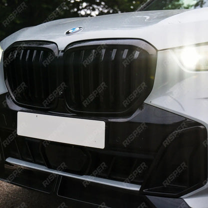 BMW X5 G05 LCI M Sport 2023+ Front Splitter In Gloss Black