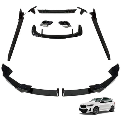 BMW X5 G05 LCI M Sport 2023+ Gloss Black Aero Kit by RISPER - TMC Motorsport