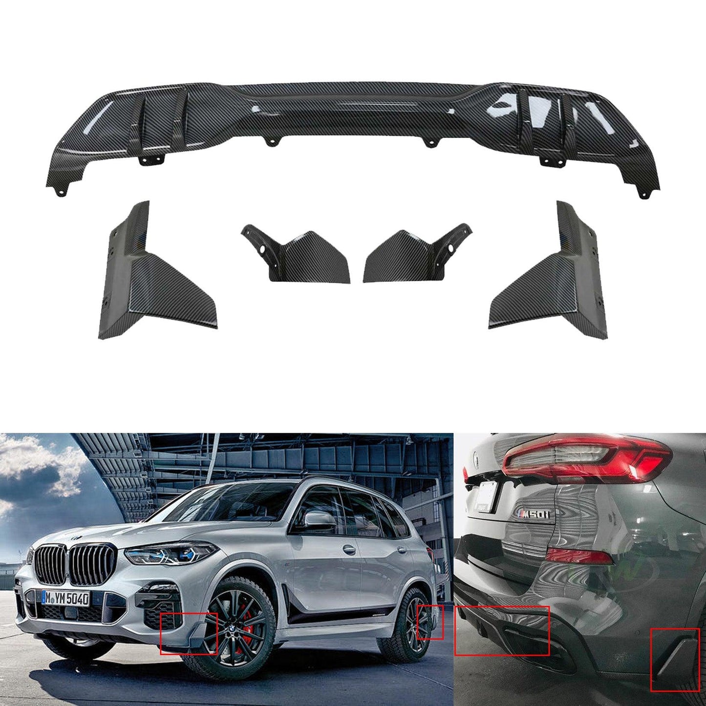 BMW X5 G05 M Sport (2018-2022) AeroKit -  Carbon Look - TMC Motorsport