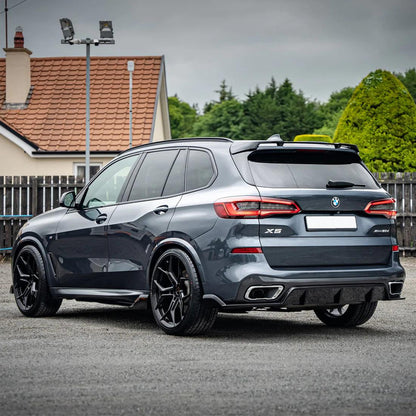 Bmw X5 G05 M Sport 2018-2022 - Black Knight Aero Kit Full - With Grill & Mirror Caps - TMC Motorsport