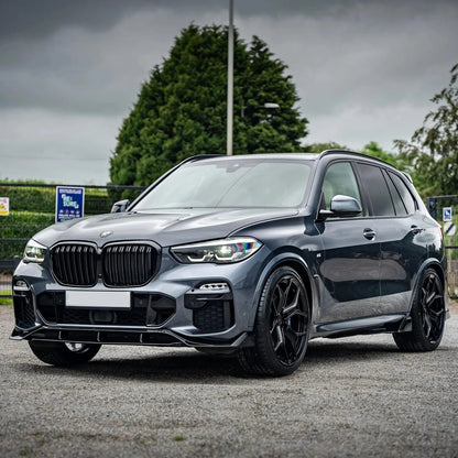 Bmw X5 G05 M Sport 2018-2022 - Black Knight Aero Kit Full - With Grill & Mirror Caps - TMC Motorsport