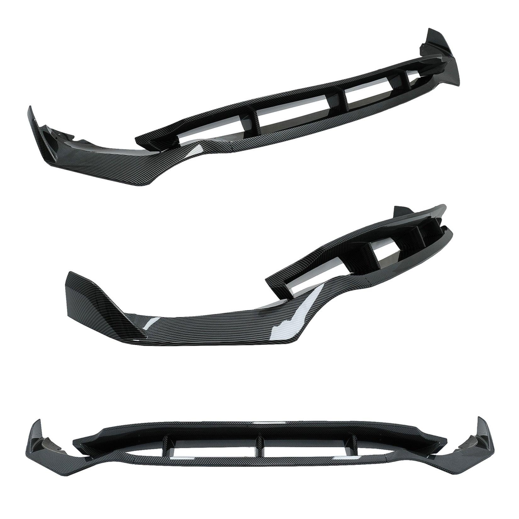 BMW X5 G05 M Sport 2018-2022 - Black Knight Front Splitter in Carbon Look - TMC Motorsport