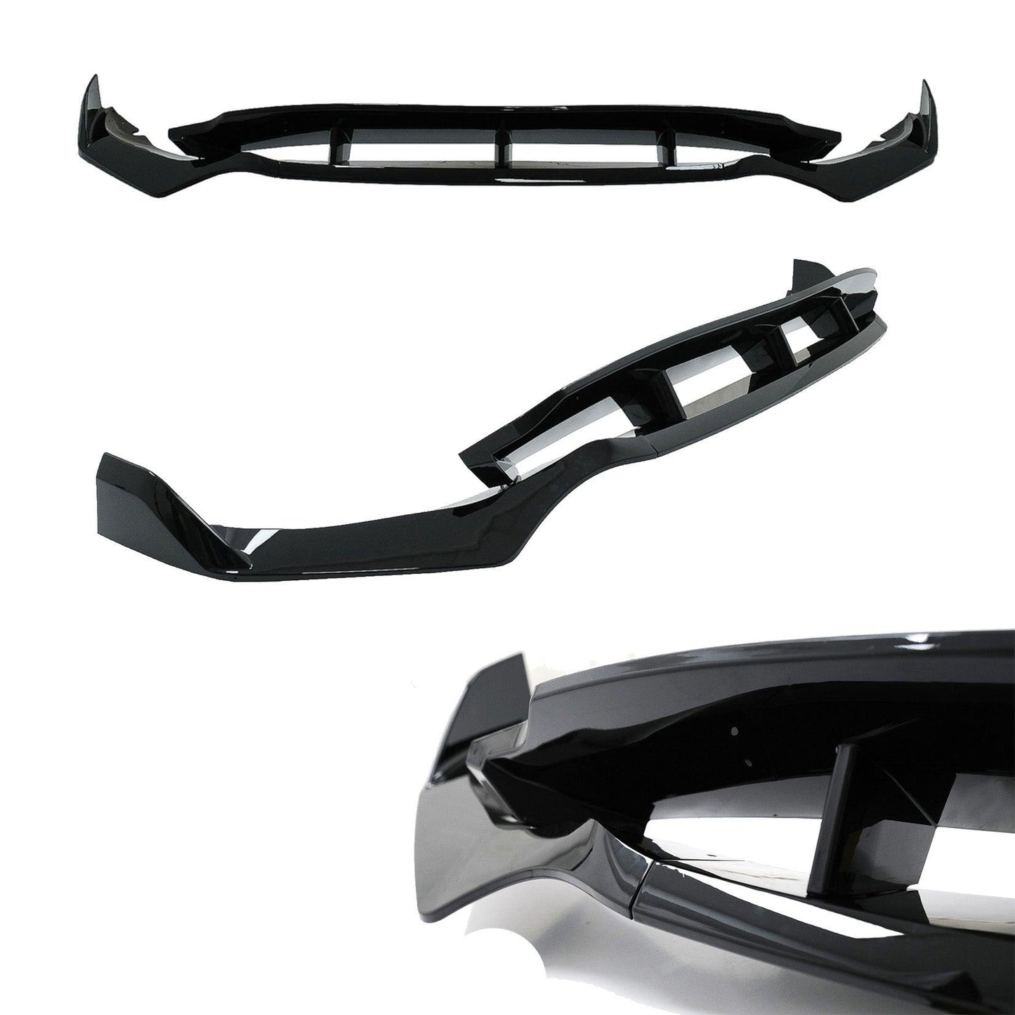 BMW X5 G05 M Sport 2018-2022 - Black Knight Front Splitter in Gloss Black - TMC Motorsport