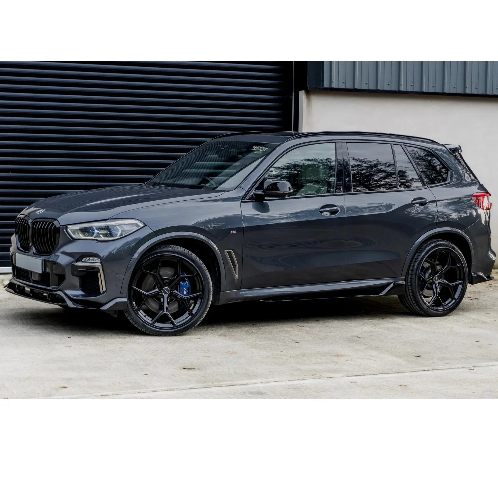 BMW X5 G05 M Sport 2018+ - Black Knight Side Skirt Splitters in Gloss Black - TMC Motorsport