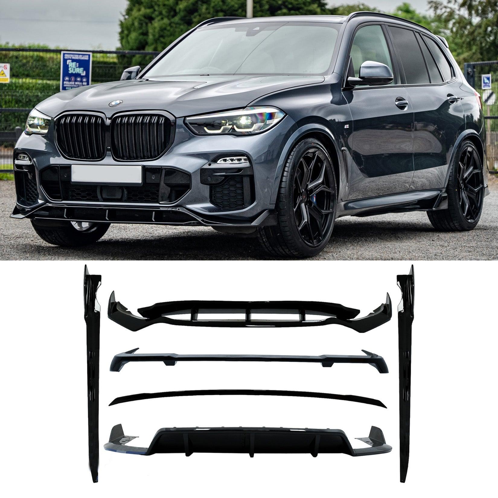 BMW X5 M Sport 2018-2022 G05 Gloss Black Knight Aero Body Kit M Sport - TMC Motorsport