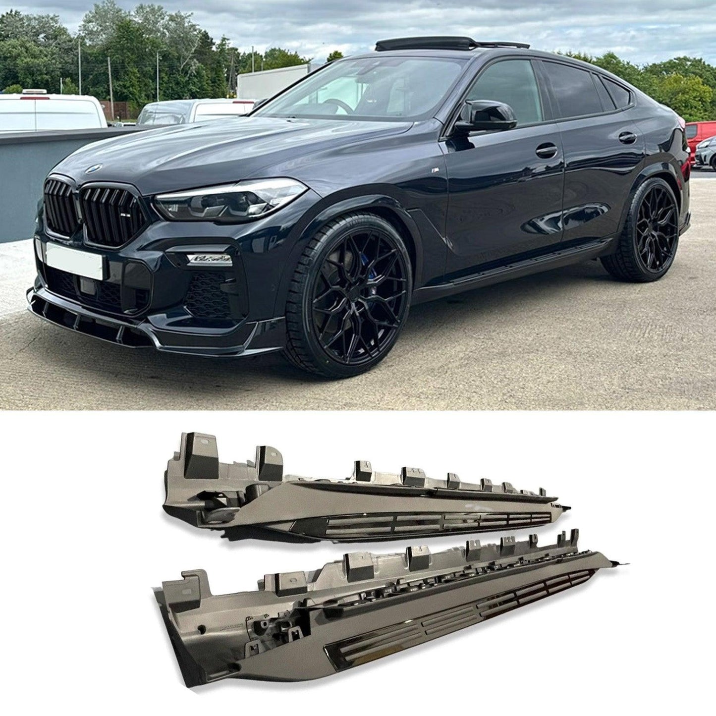 BMW X6 G06 2020 On Black OEM Style Running Boards “ Side Step - TMC Motorsport