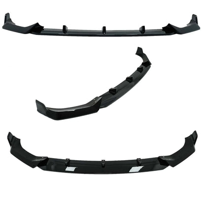 BMW X7 G07 2018-2023 Black Knight Front Splitter In Gloss Black