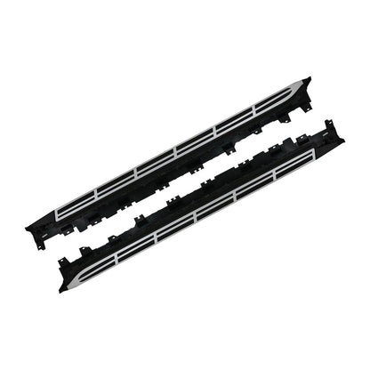 BMW X7 G07 2018 on Side Steps - Silver & Black - TMC Motorsport