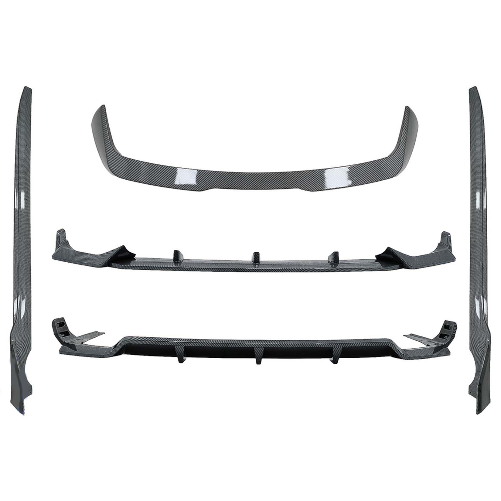 BMW X7 G07 M Sport (2018-2022 pre-LCI) Black Knight Aero Kit Carbon Look - TMC Motorsport