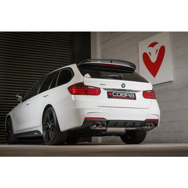 Cobra Sport BMW 320i (F30 LCI/F31 LCI) (2011-19) Quad Exit M3 Style Performance Exhaust Conversion - TMC Motorsport