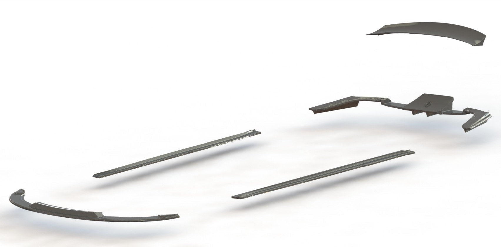 BMW M4 F82 Side Skirt Splitters - TMC Motorsport