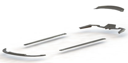 BMW M4 F82 Side Skirt Splitters - TMC Motorsport