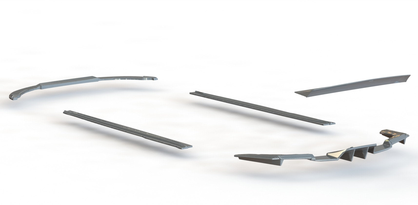 BMW M4 F82 Side Skirt Splitters - TMC Motorsport