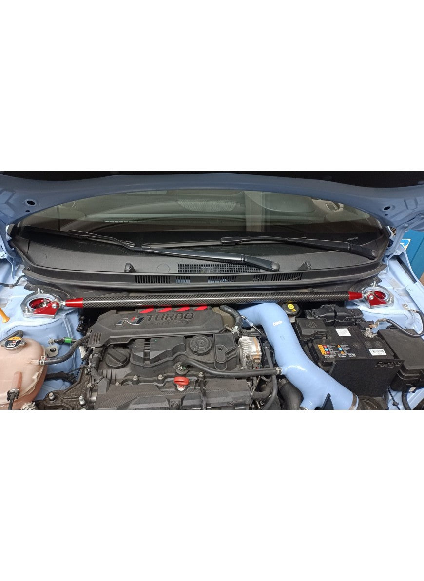 Hyundai i20n Front Strut Bar Kit Carbon Fiber- DNA Racing - TMC Motorsport
