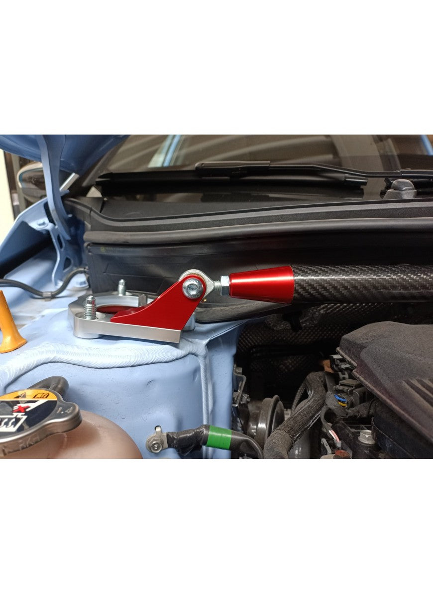 Hyundai i20n Front Strut Bar Kit Carbon Fiber- DNA Racing - TMC Motorsport
