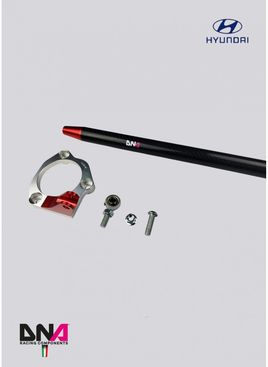 Hyundai i20n Front Strut Bar Kit Carbon Fiber- DNA Racing - TMC Motorsport