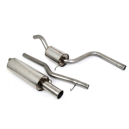 Piper Exhausts Ford Fiesta MK3 1.4i EFi (94-96) - 2 Silencer System - TMC Motorsport