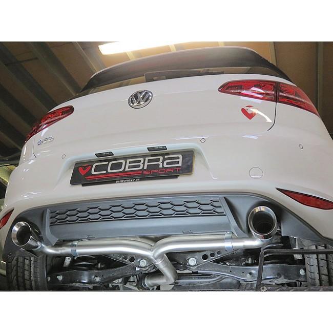 Cobra Sport VW Golf GTD (Mk7) 2.0 TDI (5G) (14-17) GTI Style Cat Back Performance Exhaust - TMC Motorsport