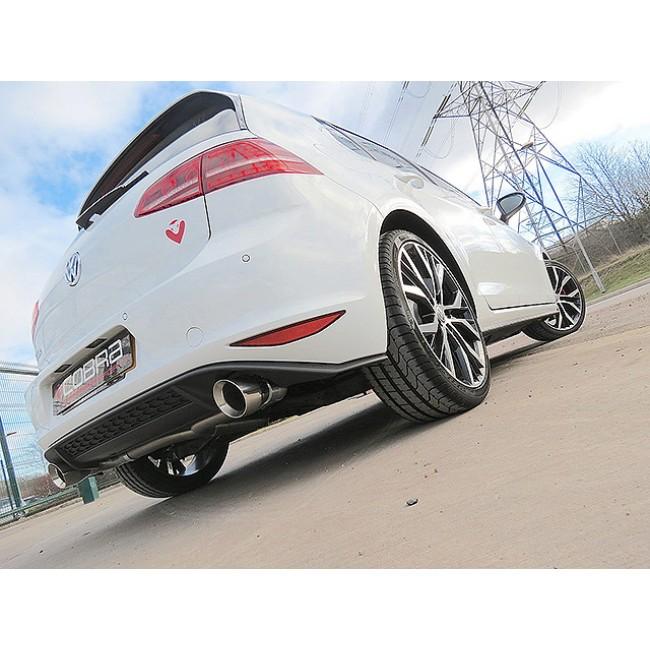 Cobra Sport VW Golf GTD (Mk7) 2.0 TDI (5G) (14-17) GTI Style Rear Exhaust - TMC Motorsport