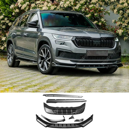 Complete Body Kit in Gloss Black For Skoda Kodiaq Sportline Mk1 Facelift 2021-2023