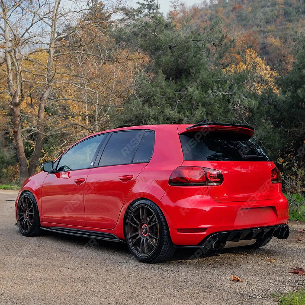 Complete Body Kit in Gloss Black For Volkswagen Golf GTI / GTD Mk6 2008-2012