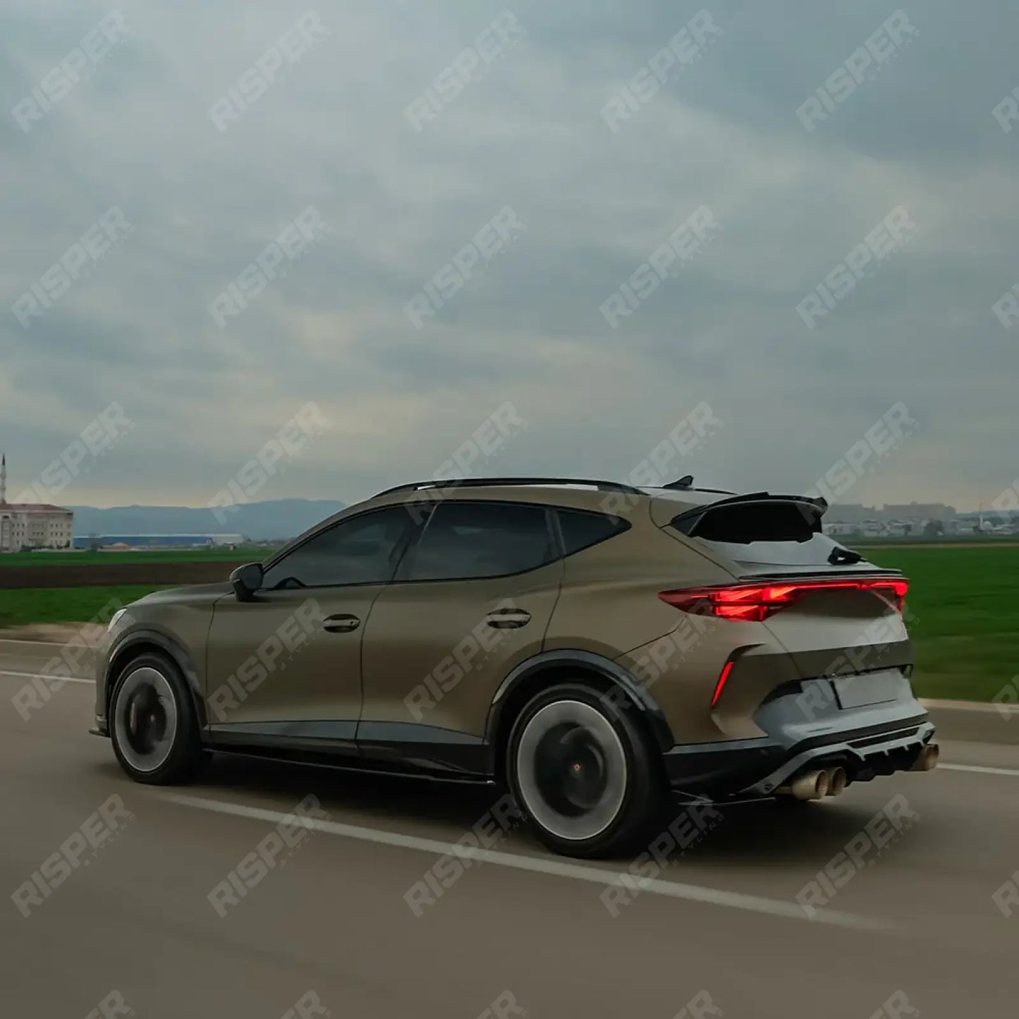Cupra Formentor MK1 Facelift 2024 On Rear Diffuser In Gloss Black