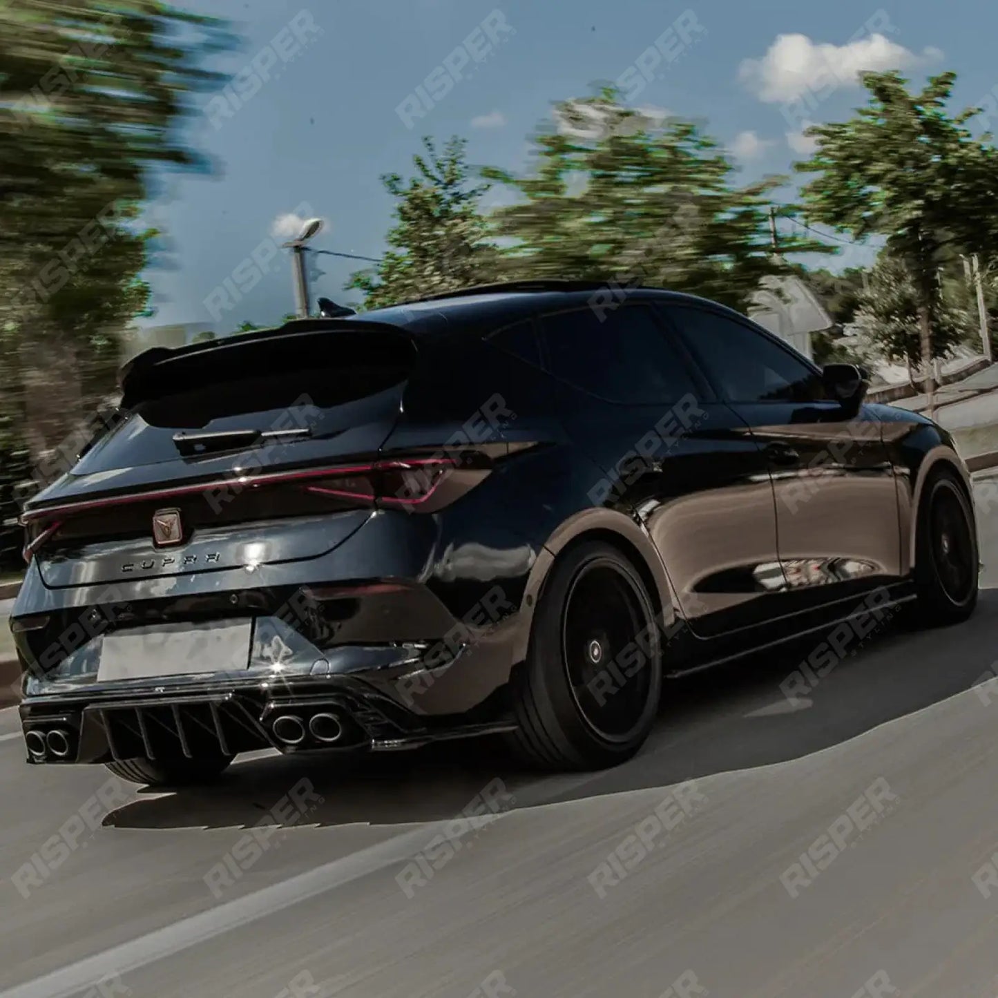Cupra Leon 2020-2024 Aero Body Kit In Gloss Black