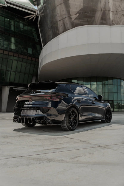 Cupra Leon 2020 On Rear Diffuser In Gloss Black - TMC Motorsport