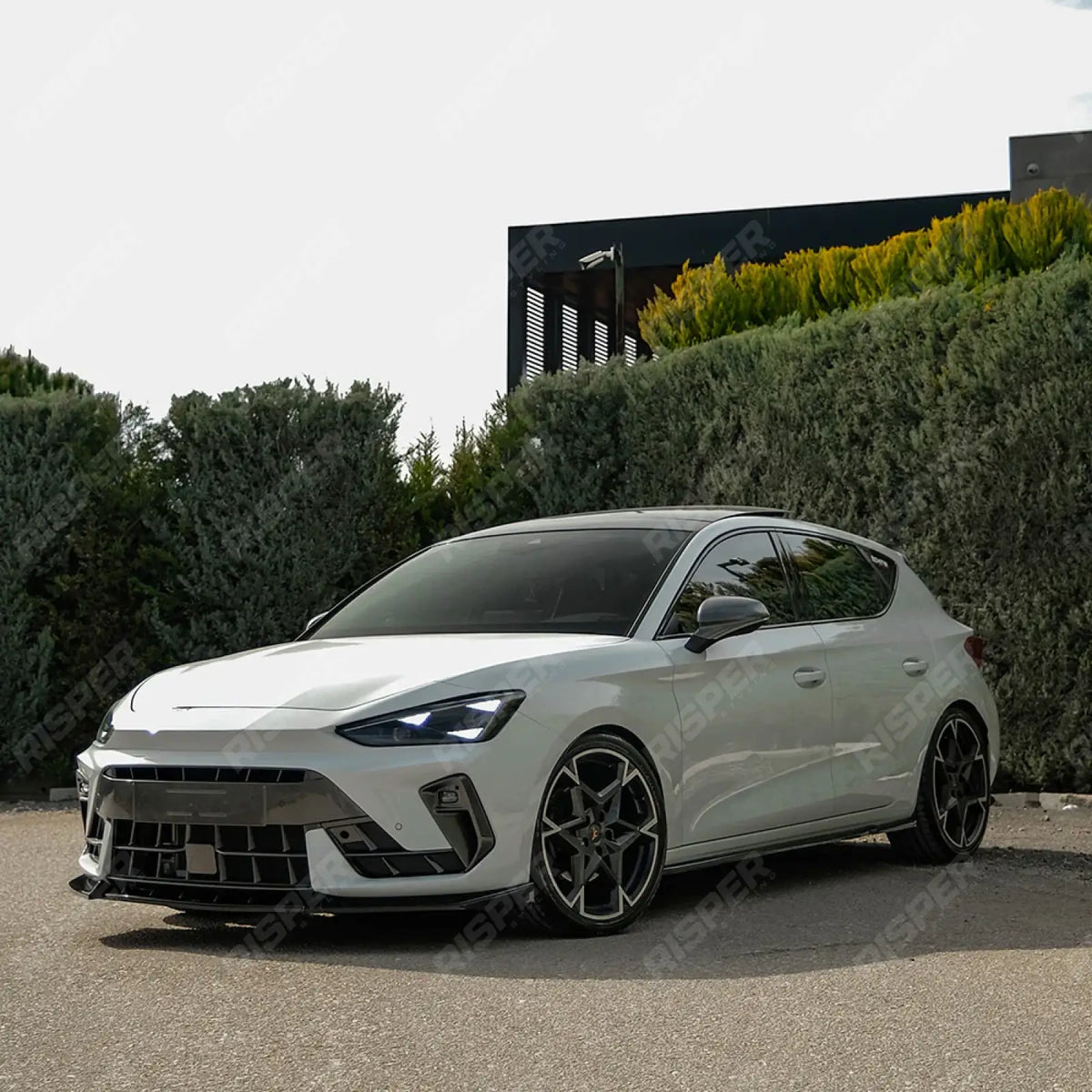 Front Splitter In Gloss Black Cupra Leon Facelift 2024 On