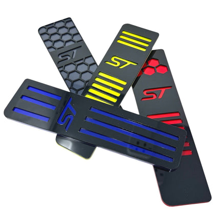 Car Enhancements UK - Dead Pedal (Multiple Designs & Colours) - Ford Focus MK3 / 3.5 All Models (2010-2018)
