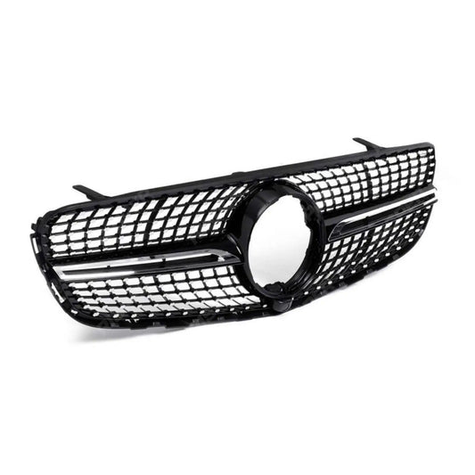 Diamond Style Upgrade Front Grille For Mercedes GLC X253/C253 2015 - 2019