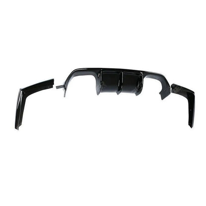 Rear Diffuser For BMW M3 M4 V Style Gloss Black
