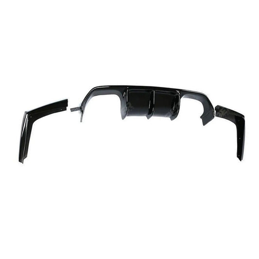 Rear Diffuser For BMW M3 M4 V Style Gloss Black