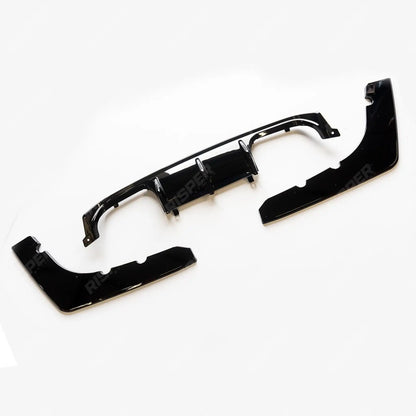 Rear Diffuser For BMW M3 M4 V Style Gloss Black