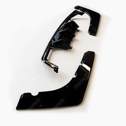 Rear Diffuser For BMW M3 M4 V Style Gloss Black