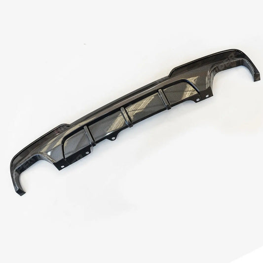 Rear Diffuser with Quad Exit in Carbon Look For BMW 5 Series M Sport F10 F11