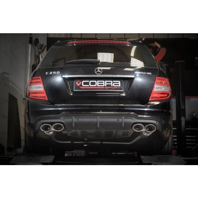 Cobra Sport Mercedes W204 C200/C220/C250 (Diesel) AMG Quad Performance Exhaust - TMC Motorsport