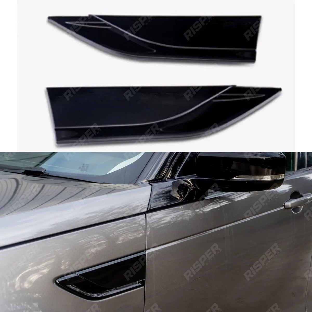 Dynamic Side Vent Covers Grilles Black For Land Rover Discovery 5 2017 Onward