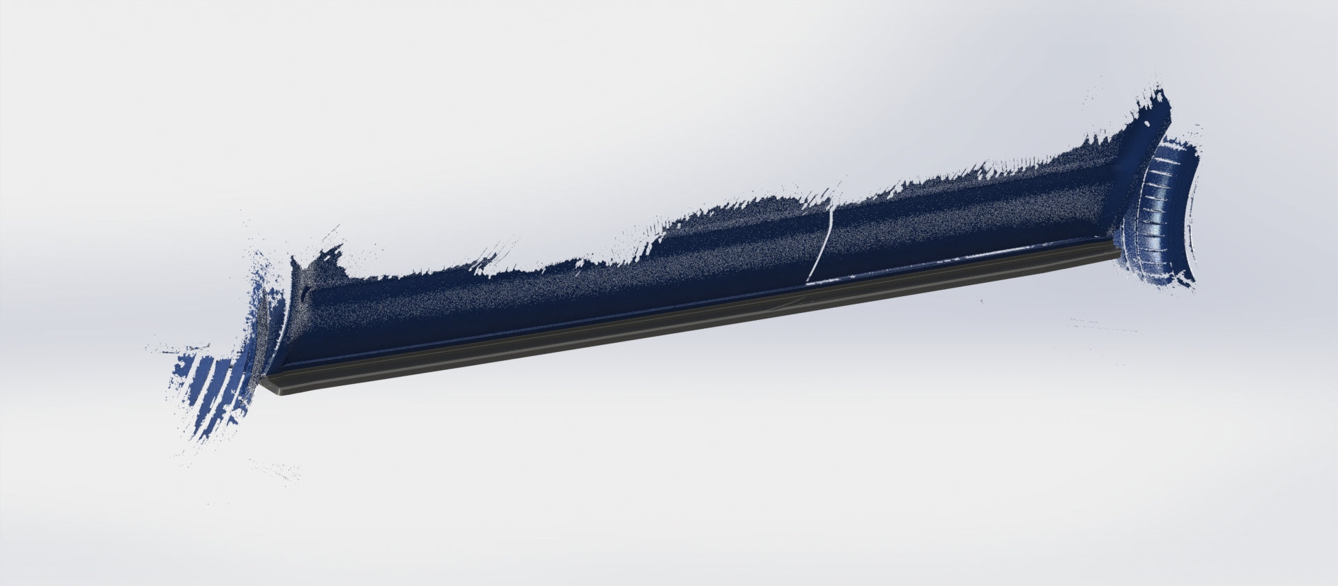 Volkswagen Transporter T6 Sportline Long Wheelbase - Side Skirt Splitters - TMC Motorsport