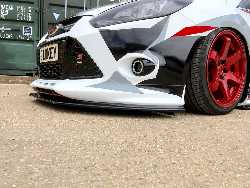 Ford Focus MK3 Zetec S Front Splitter - Triple R Composites - TMC Motorsport