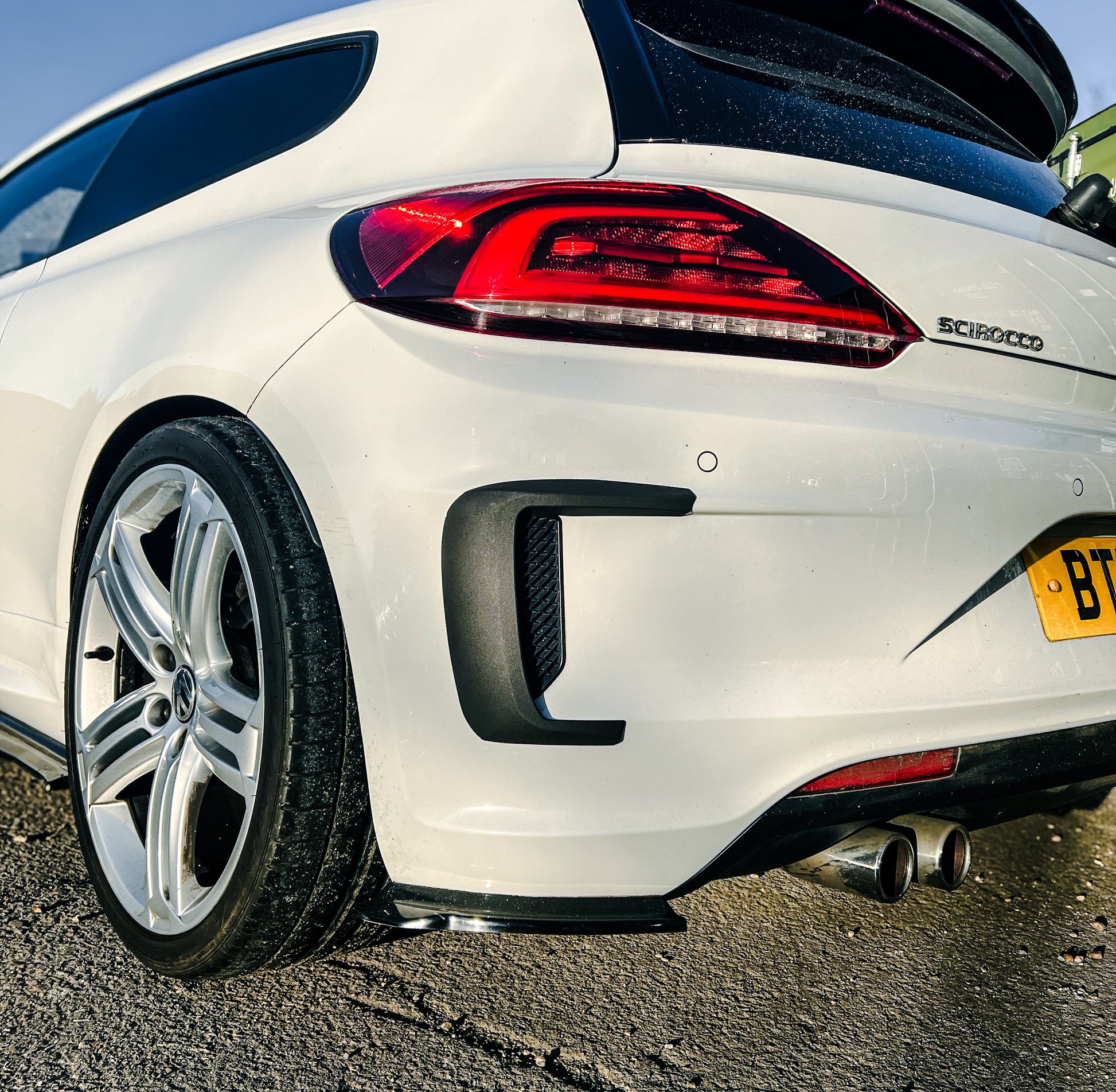 Volkswagen Scirocco MK3 R-Line Facelift - Rear Bumper Vent Surrounds - TMC Motorsport