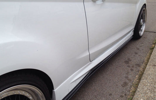 Fiesta MK7 ZS Side Skirt Splitters - Triple R Composites - TMC Motorsport