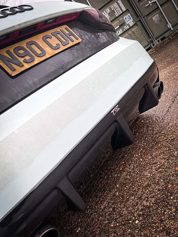 Audi S1 8X - Rear Finned Diffuser - TMC Motorsport