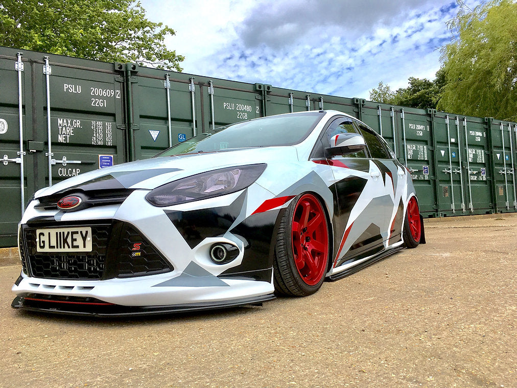 Ford Focus MK3 Zetec S Front Splitter - Triple R Composites - TMC Motorsport