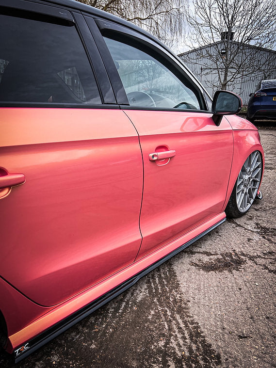 Audi S1 8X - V2 Side Skirt Splitters - TMC Motorsport