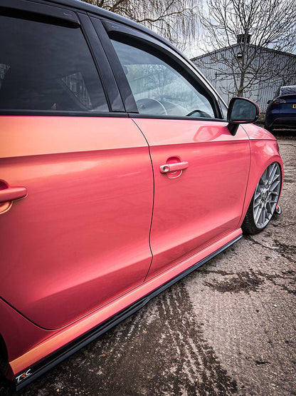 Audi S1 8X - V2 Side Skirt Splitters - TMC Motorsport