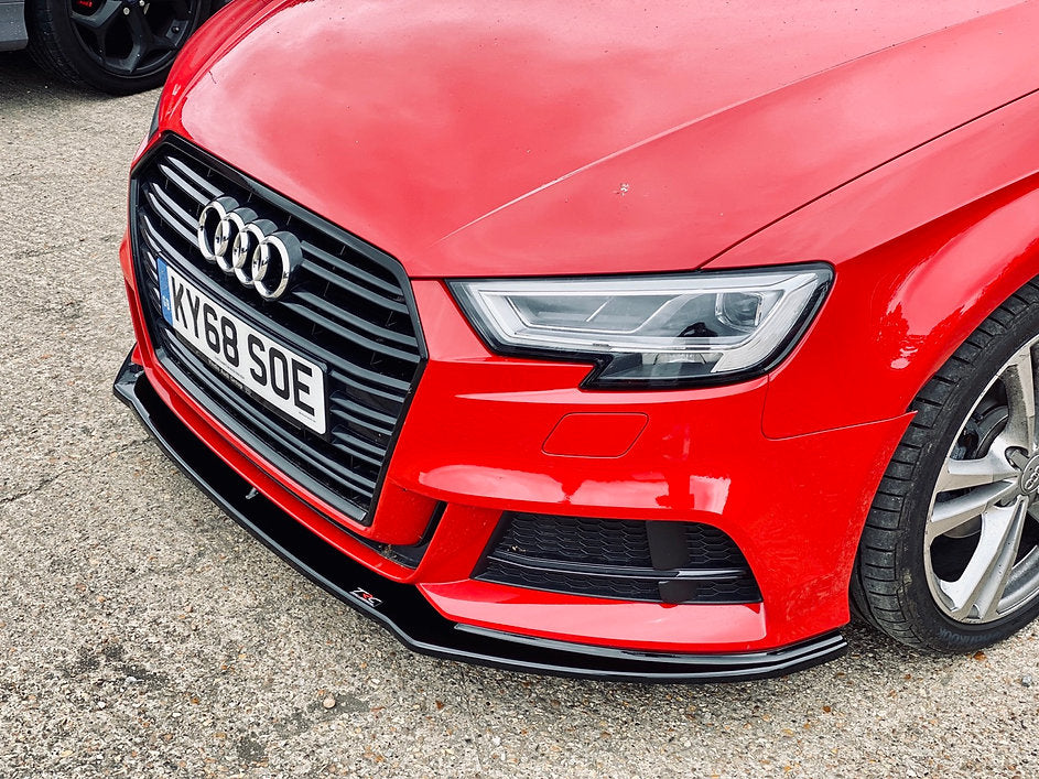Audi A3 S-Line 8V Facelift Hatchback - Front Splitter - TMC Motorsport